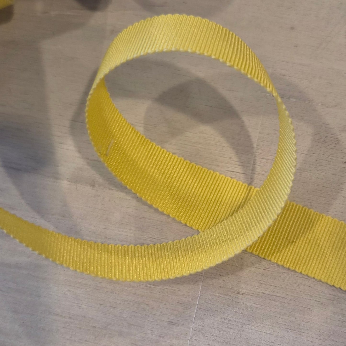 Daffodil grossgrain ribbon
