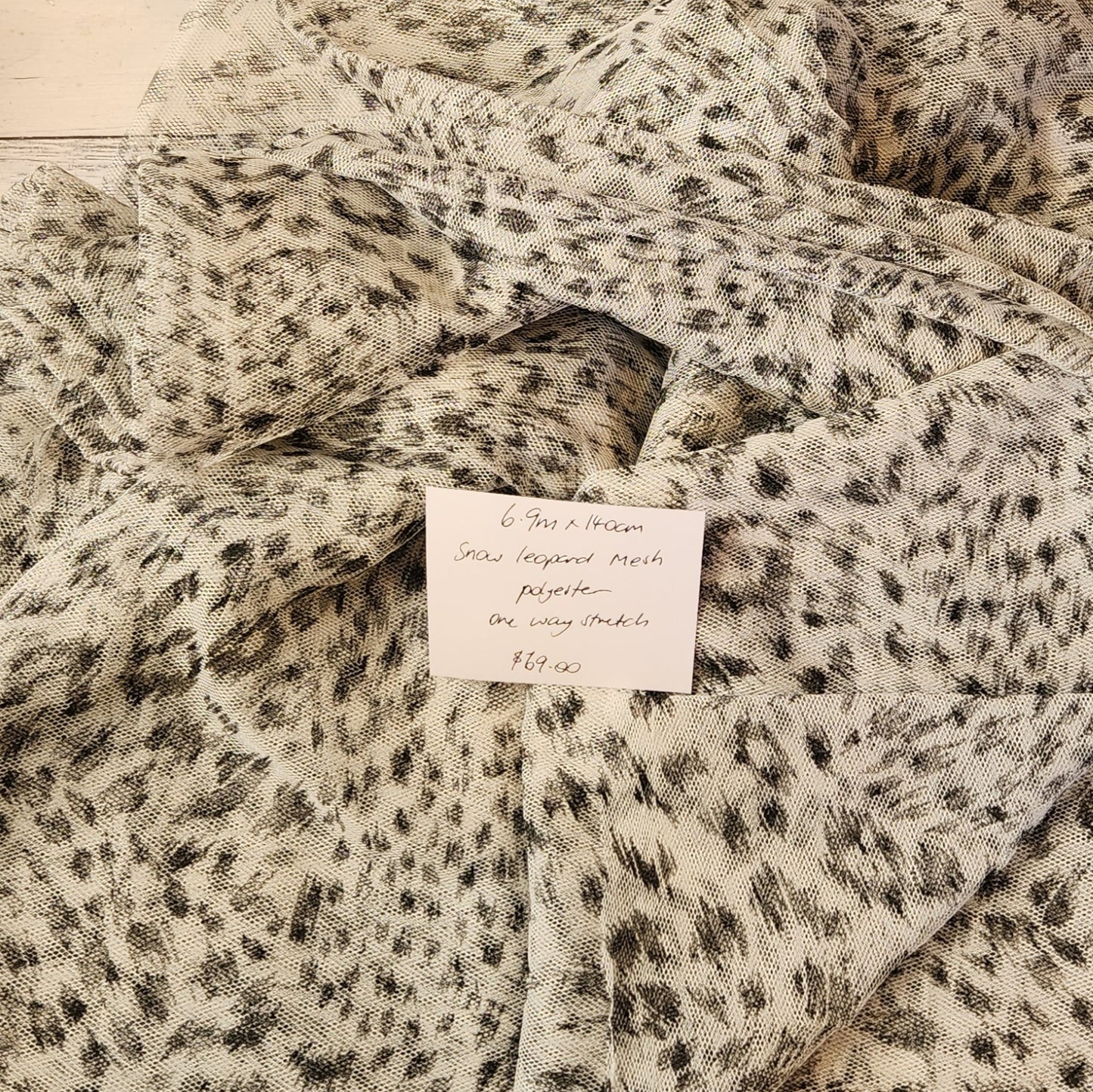 6.9m Snow leopard mesh