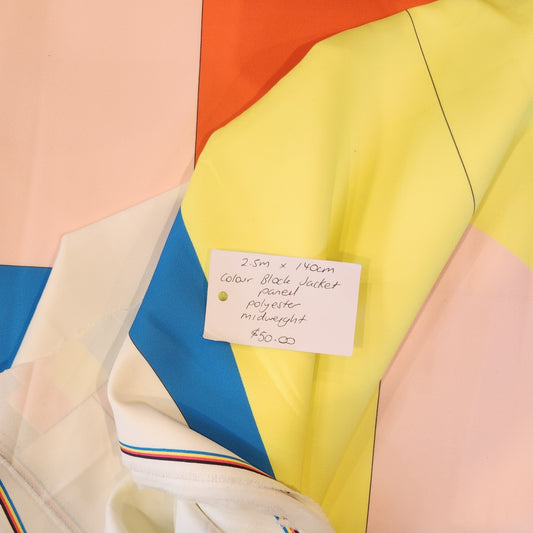 2.5m Colour block jacket panel