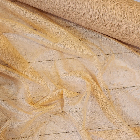 Mustard hail Spotted Tulle