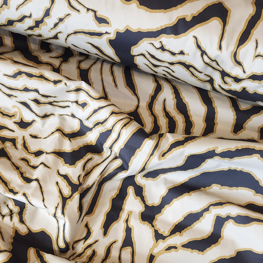 Taupe Waterscape stretch Cotton