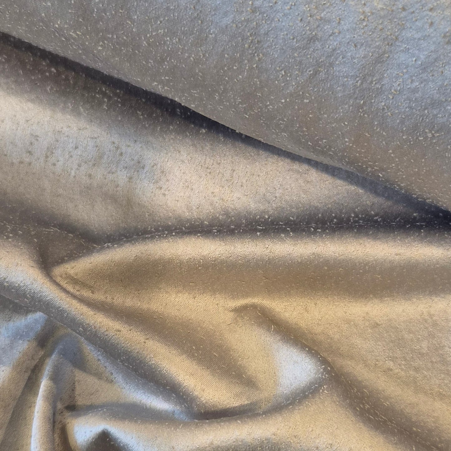 Dove textured satin