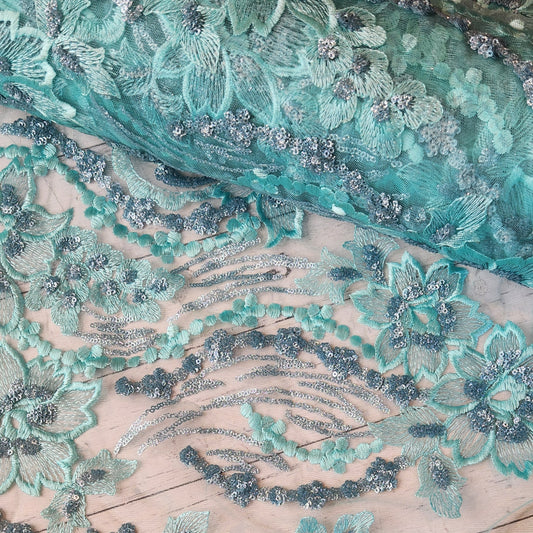 Under the sea sequin mesh