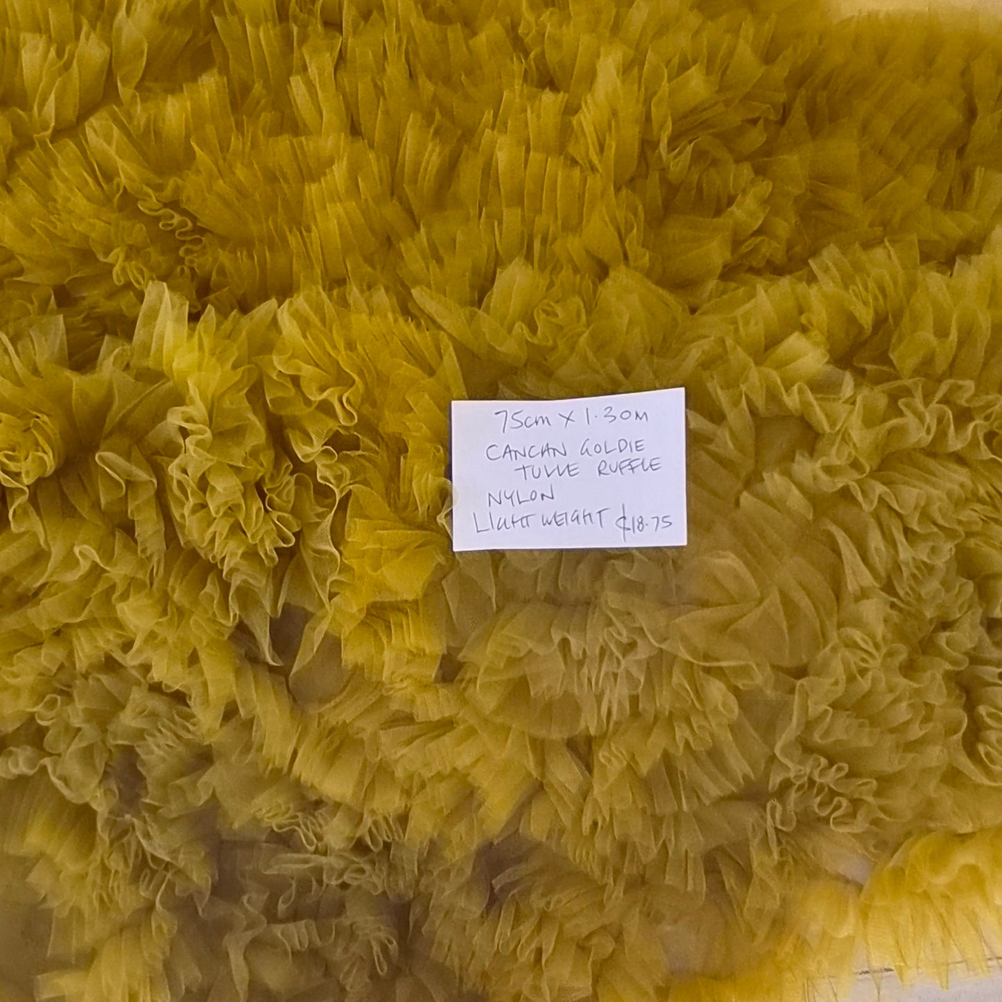 75cm Cancan goldie tulle