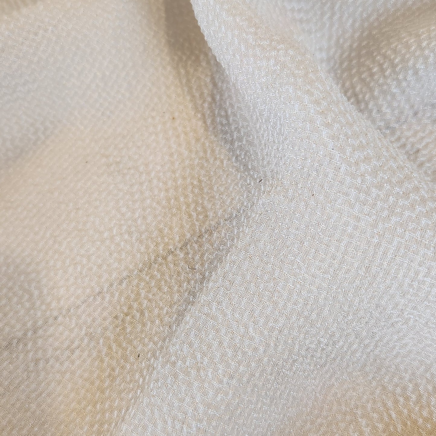 Pale sage textured chiffon