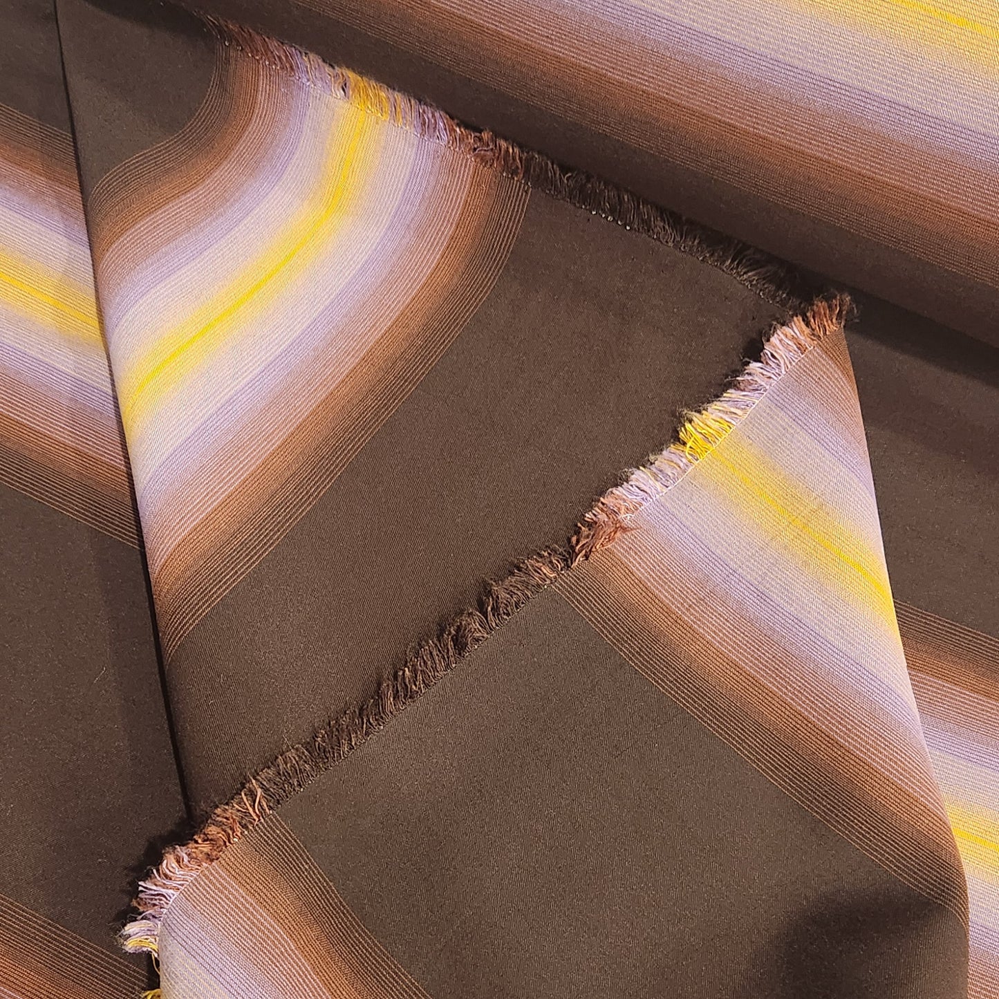 Winter sunset viscose twill