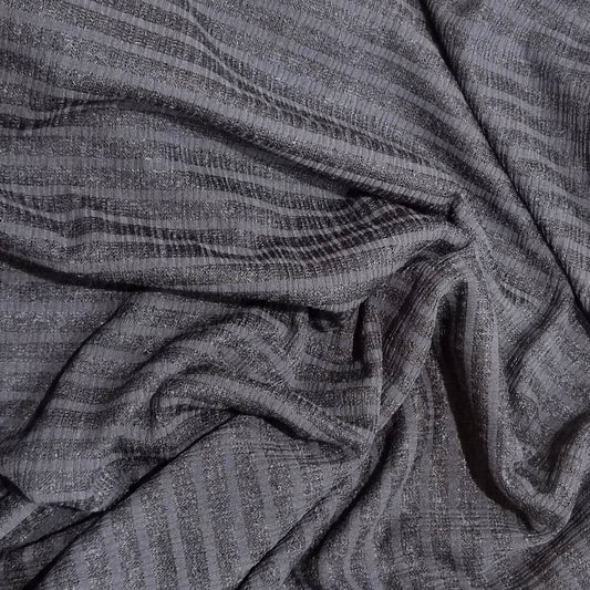 4.10m Midnight blue sheer lines jersey