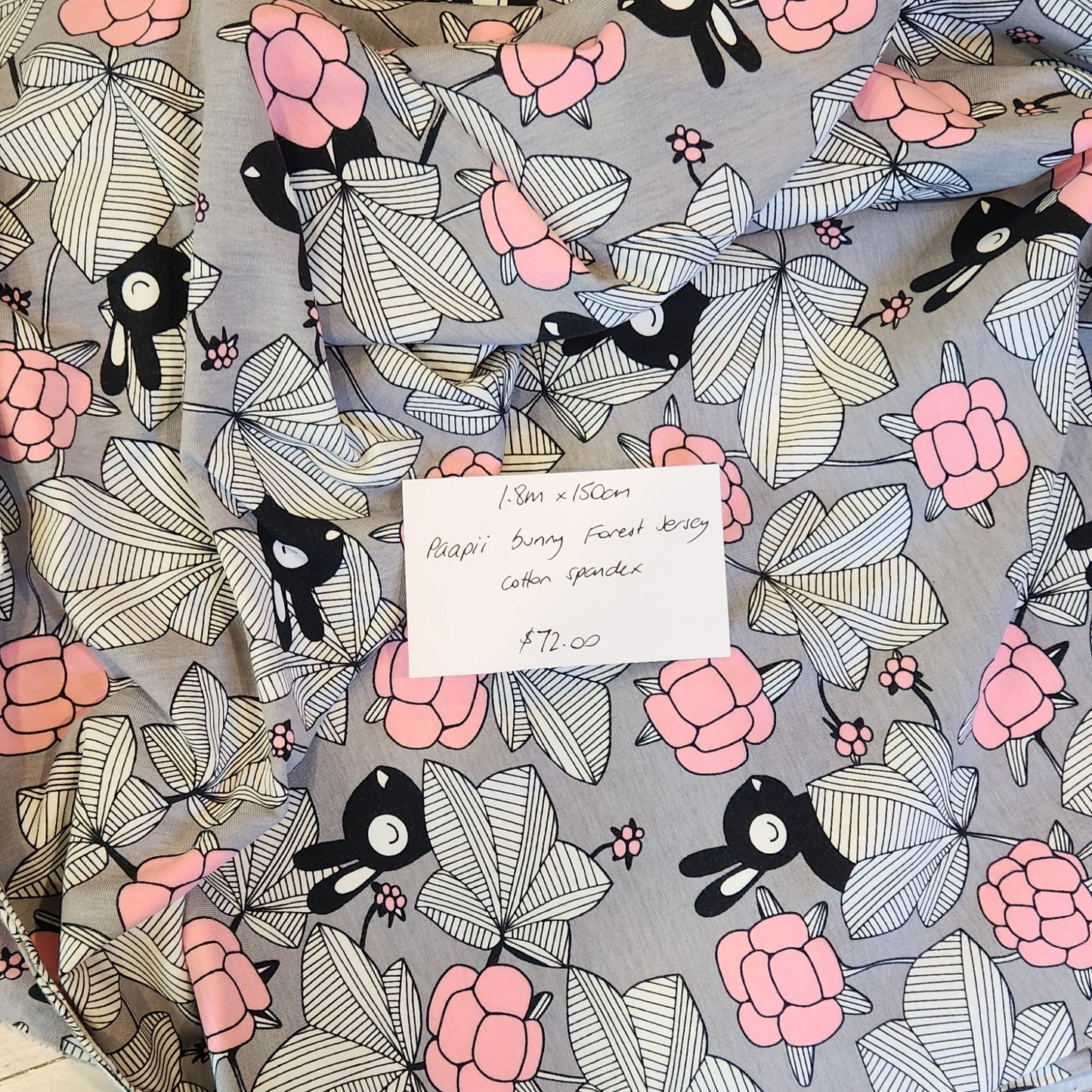 1.8m Paapi bunny forest jersey