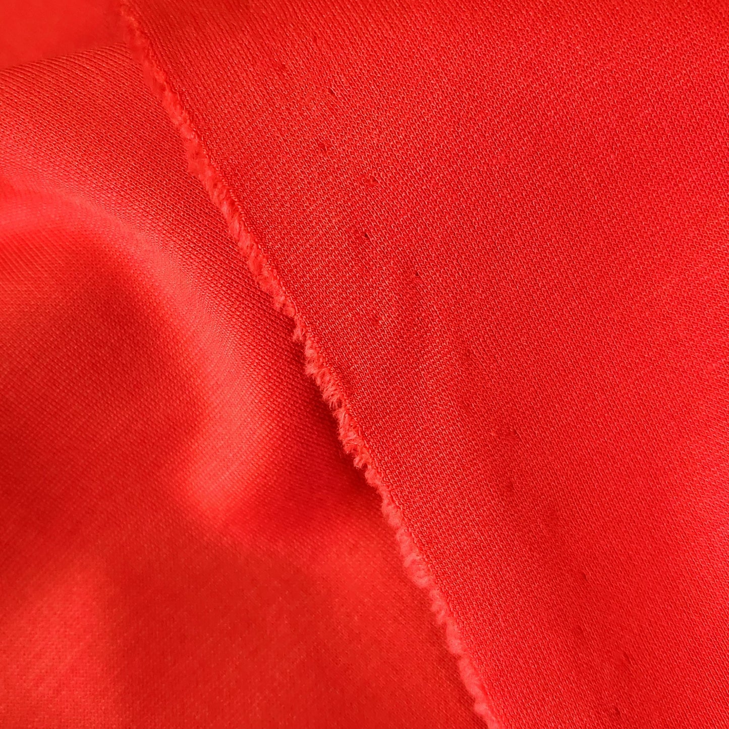 Fire engine red  lightweight ponte