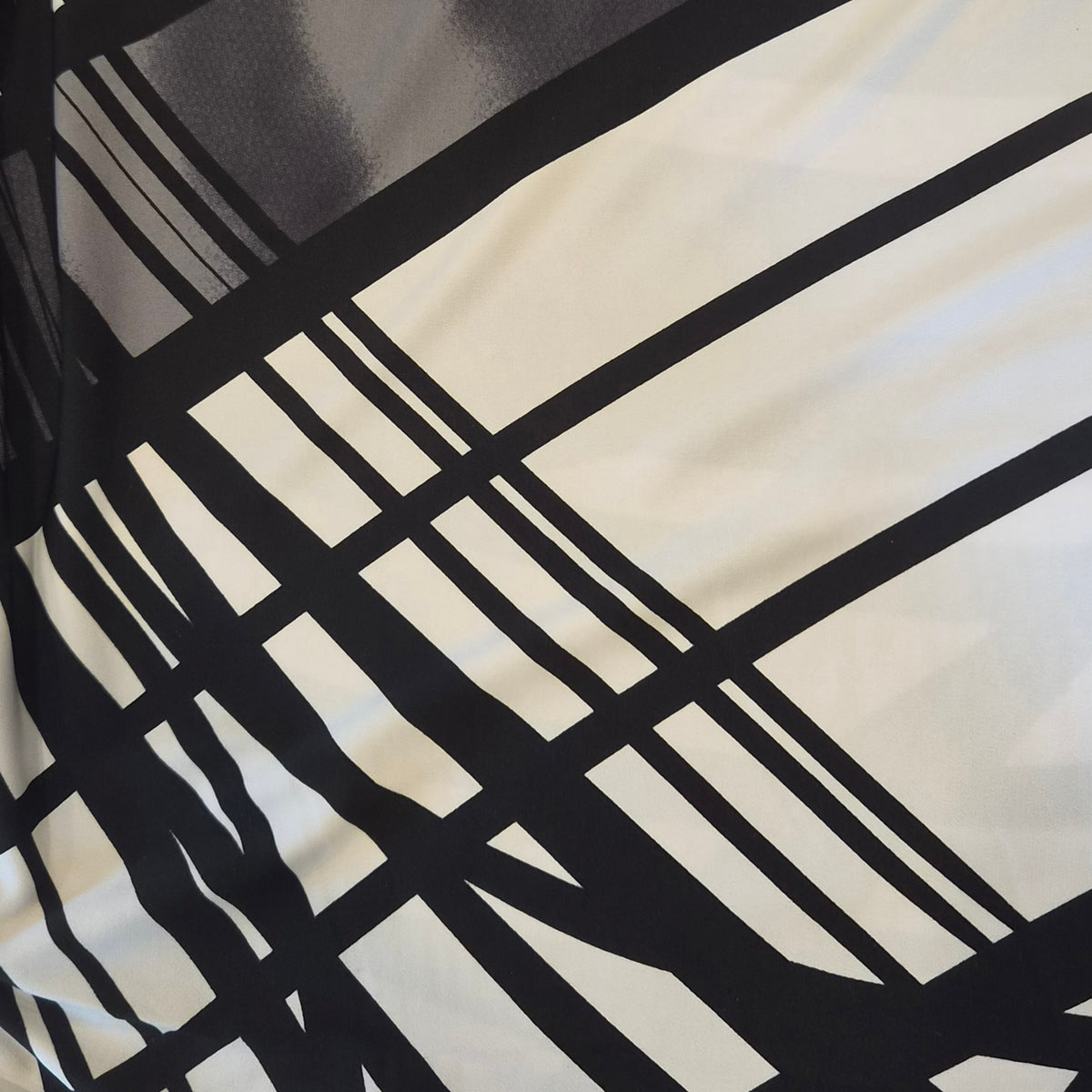 Directional lines jersey knit