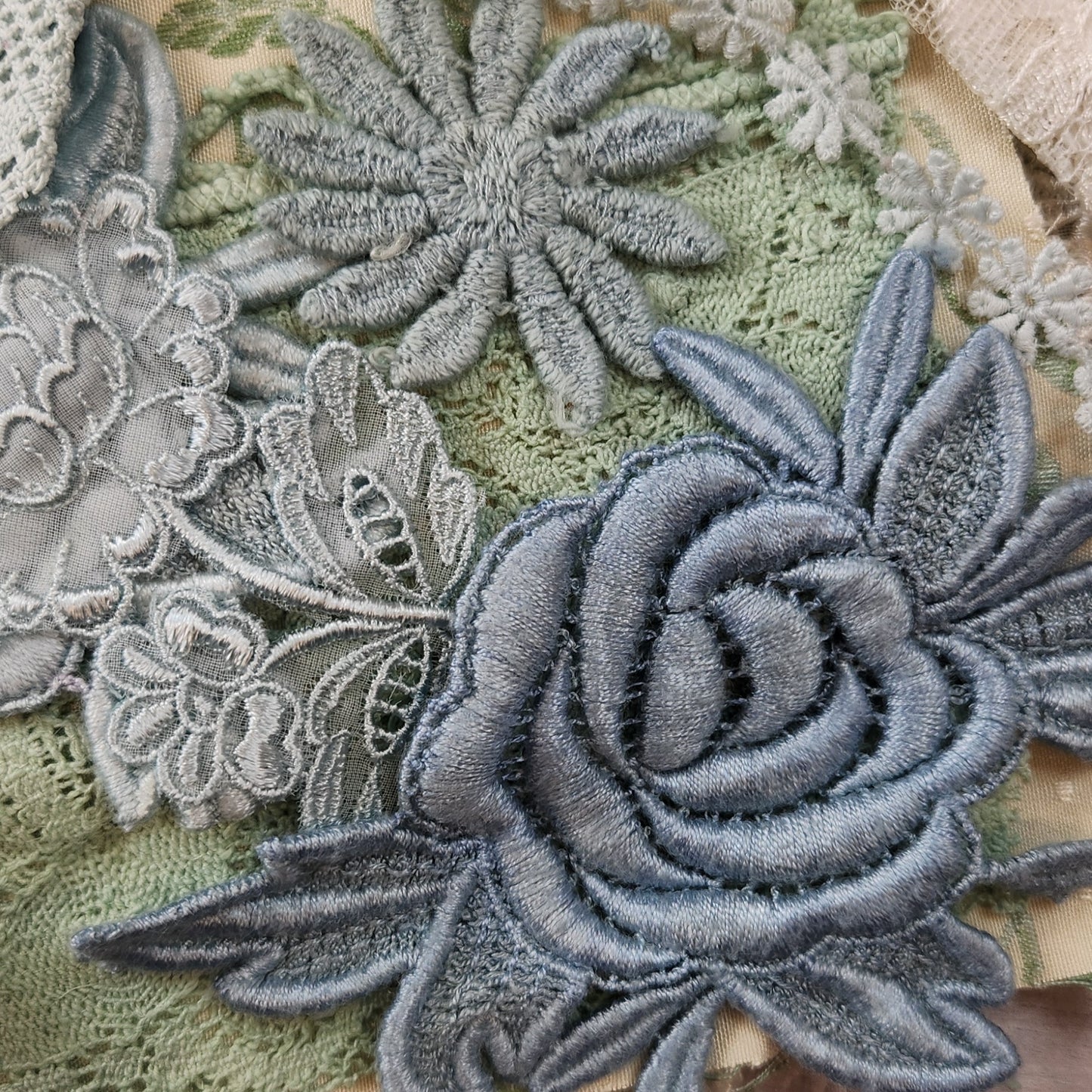 Cottage garden 4 slow stitch