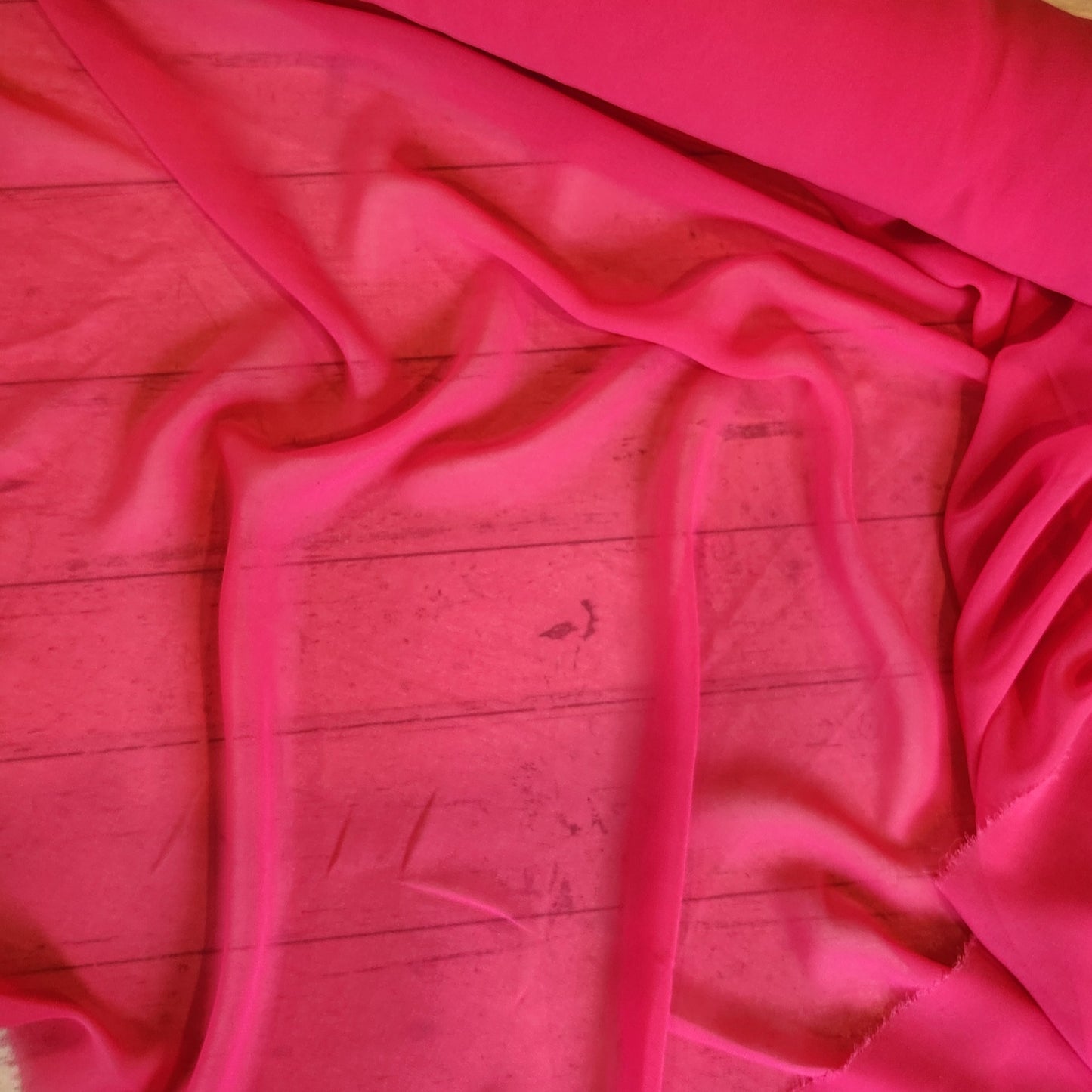 Bright pink  georgette