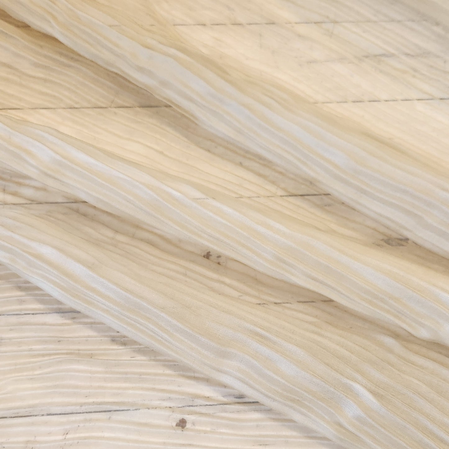 Smokey pine fluted organza