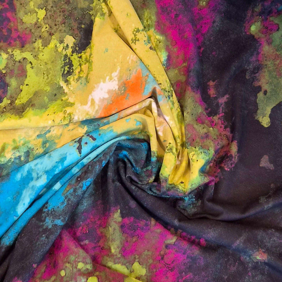Colour burst jersey knit