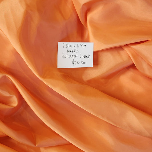 7.35m Mango polyester lining
