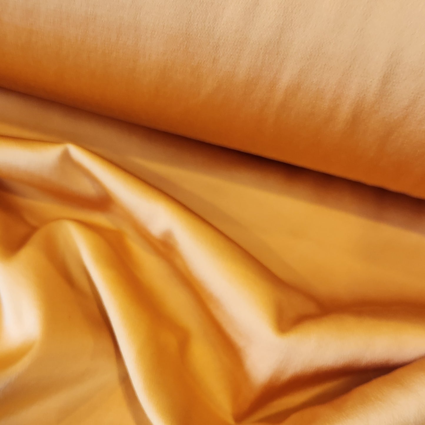 Marigold satin viscose