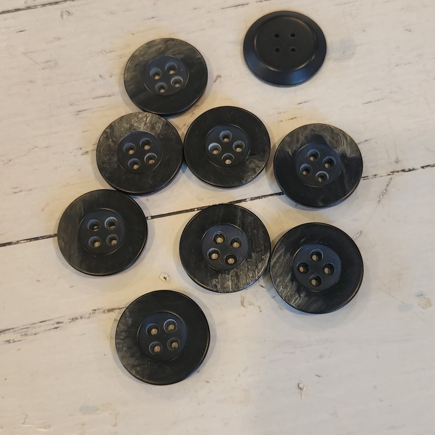26mm wood look button