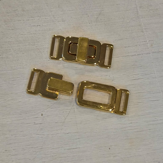 Mini gold belt clasp
