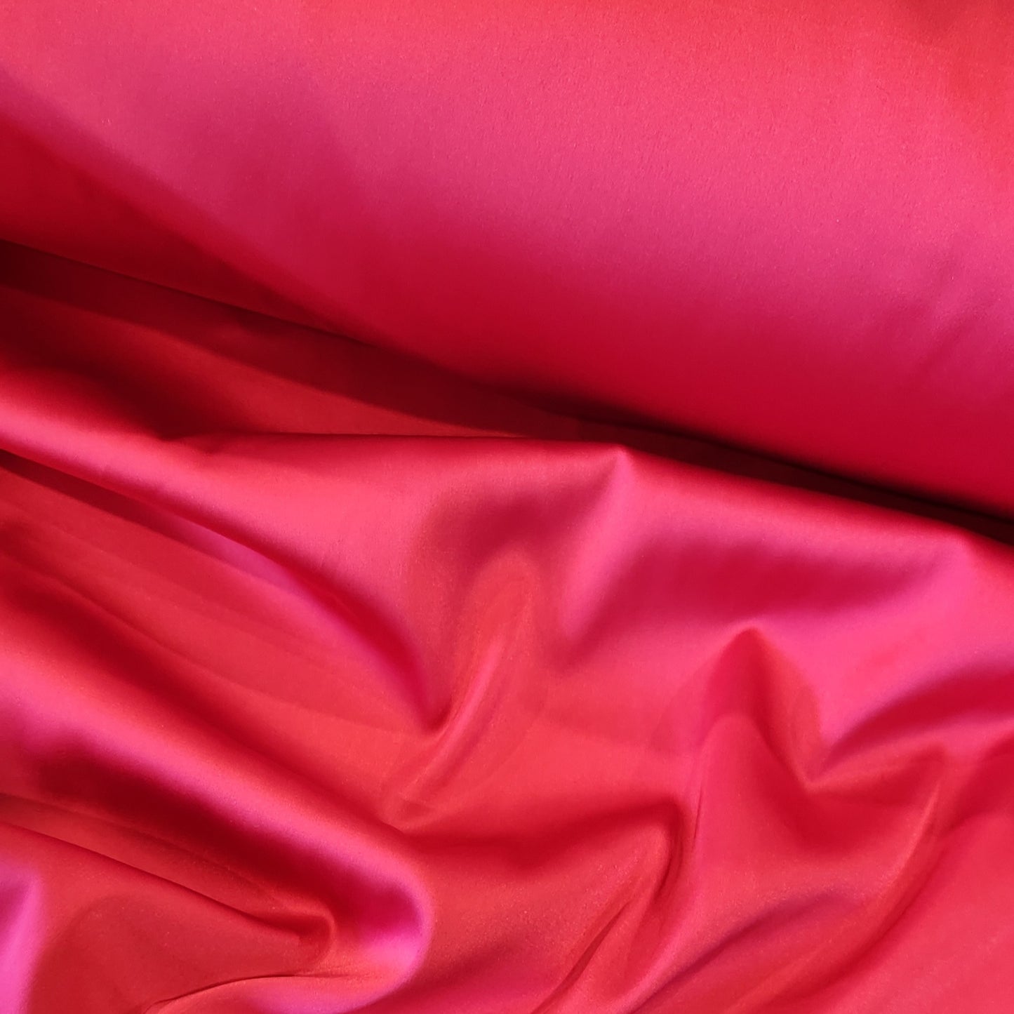 Lipstick pink stretch satin