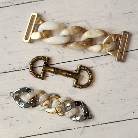 Collection of metal and plastic embellishments
