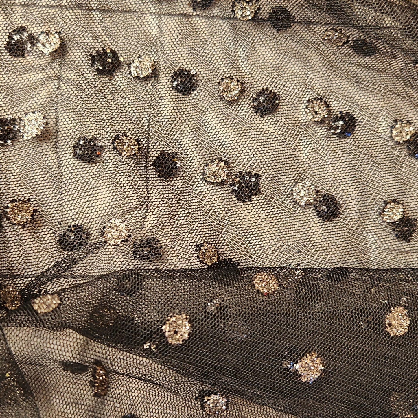 Glitter spot tulle