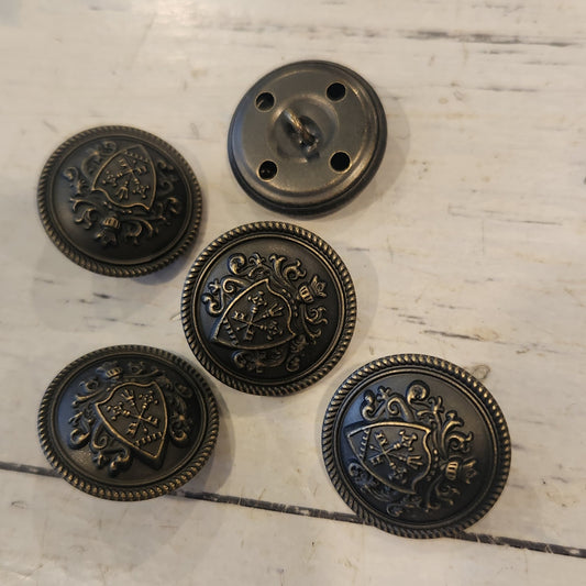 25mm Coat of arms button