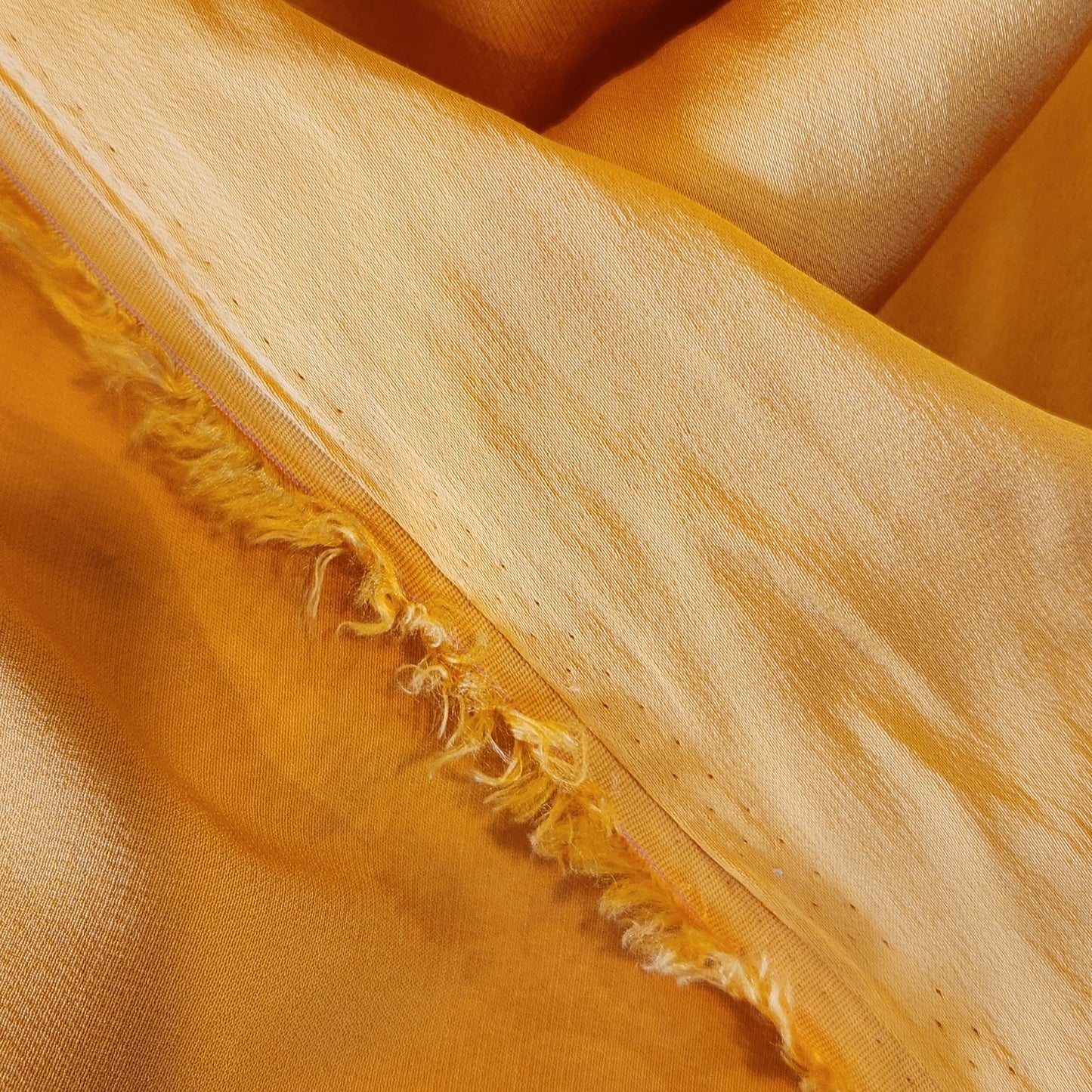 Marigold satin viscose