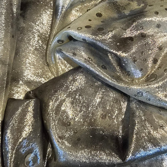 3m Galactic sky silk lurex georgette