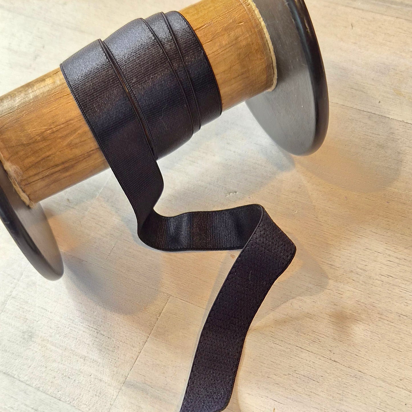 15mm Black satin strapping