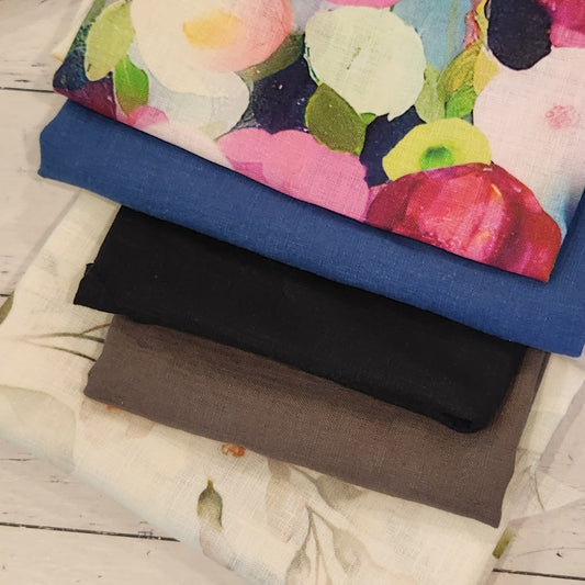 31. 5 pieces assorted linen
