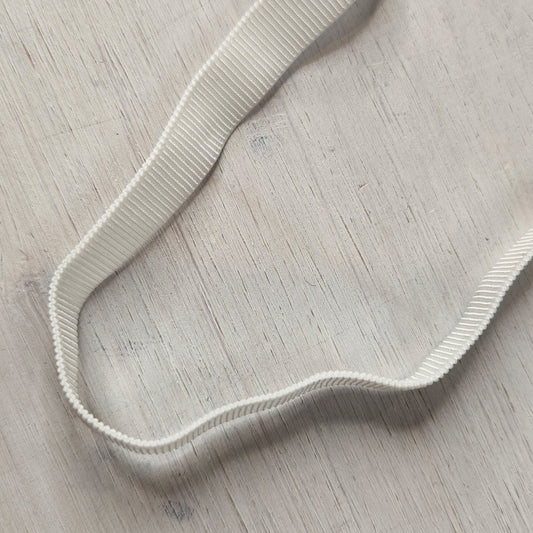 Ivory 11mm soft ribbed strapping