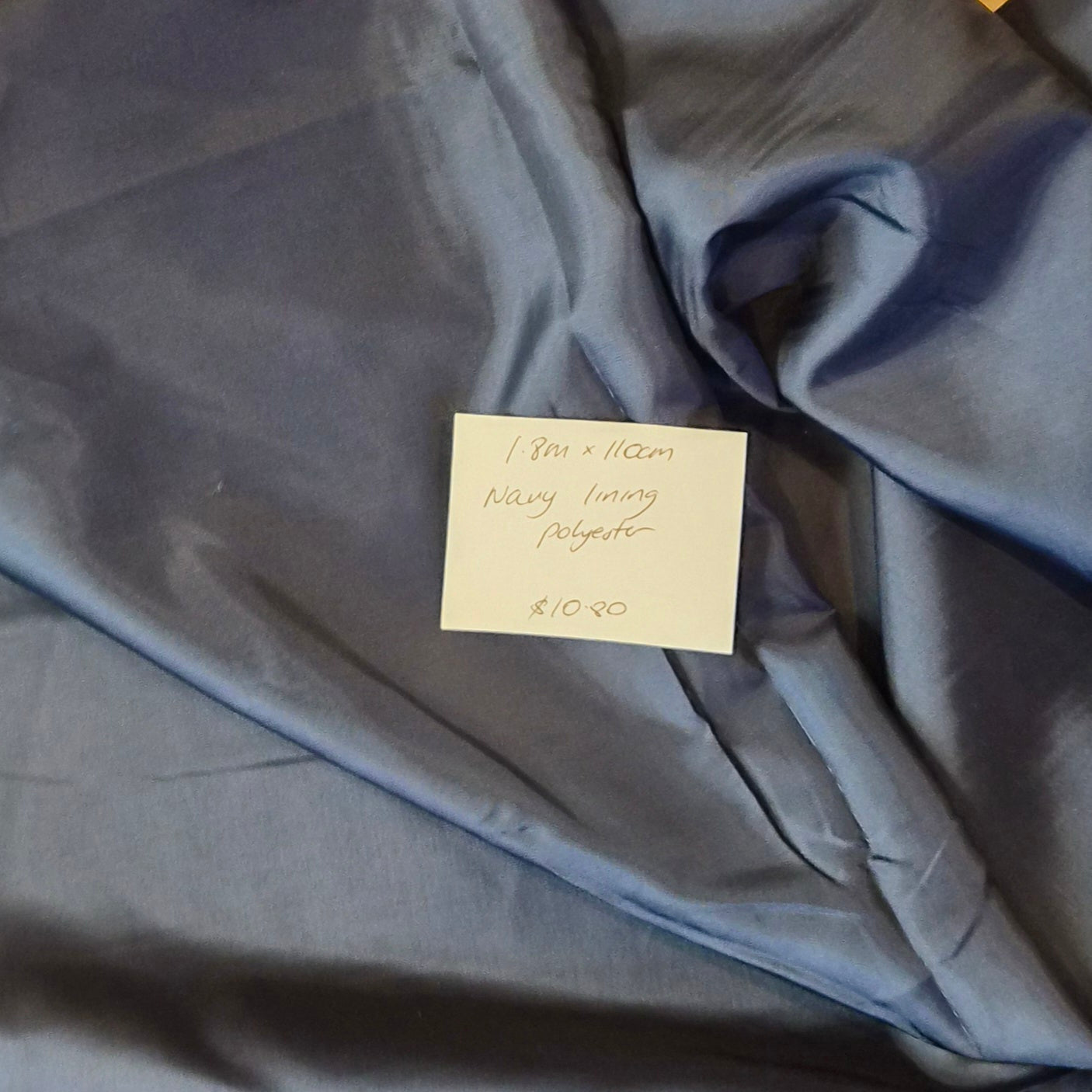 1.8m Navy lining polyester