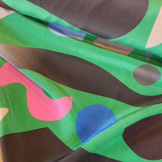 Matisse collage silk crepe de chine