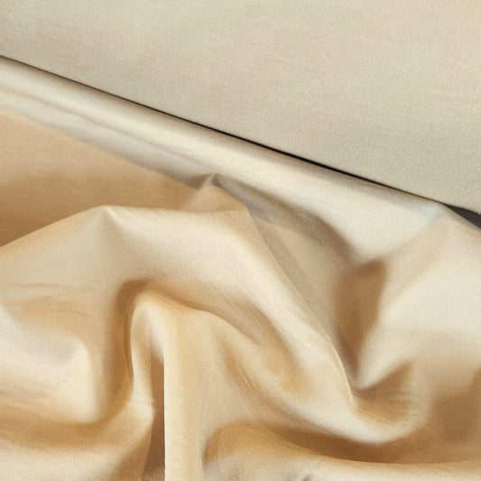 Burnt biscuit stretch crepe de chine