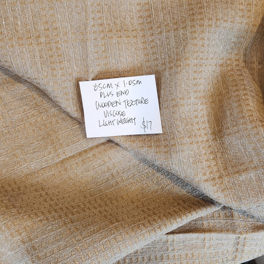 85cm Wooden texture viscose