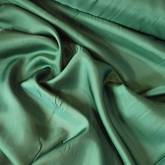 Emerald acetate dress lining