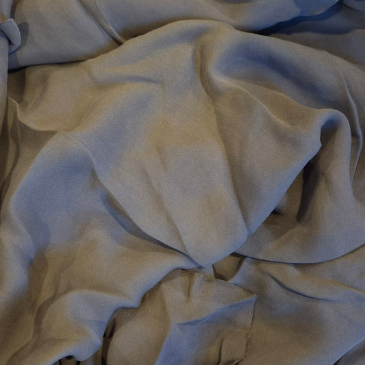 2.2m Black lightweight satin