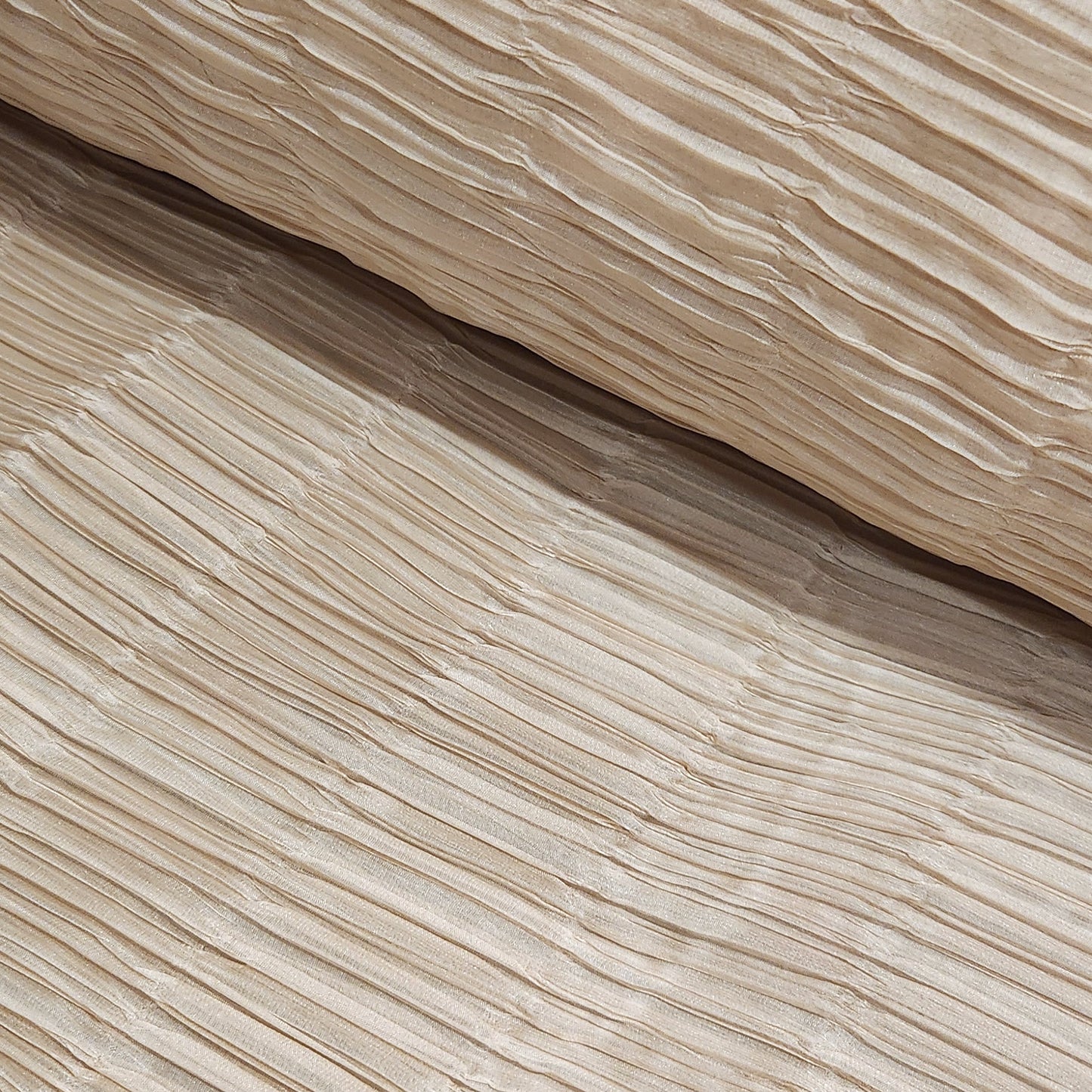 Biscuit Perma Pleat Georgette