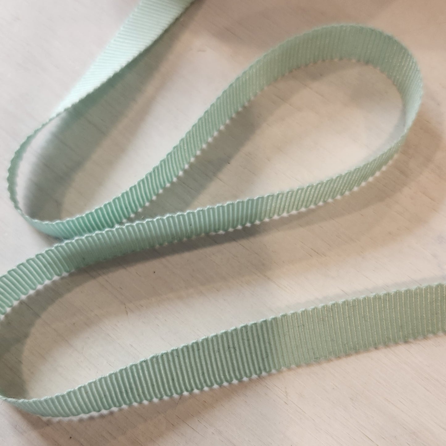 Duck egg 12mm grossgrain ribbon
