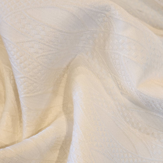 Ivory trails jacquard brocade