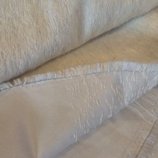 2.7m White textured panel taffeta