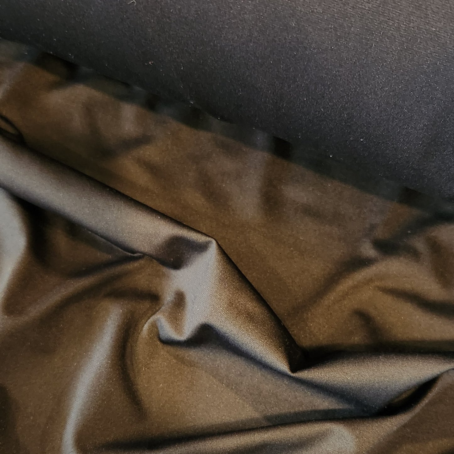 Black matte swimwear lining