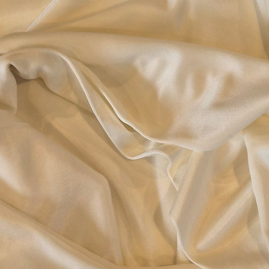 2m Ivory lux drape jersey
