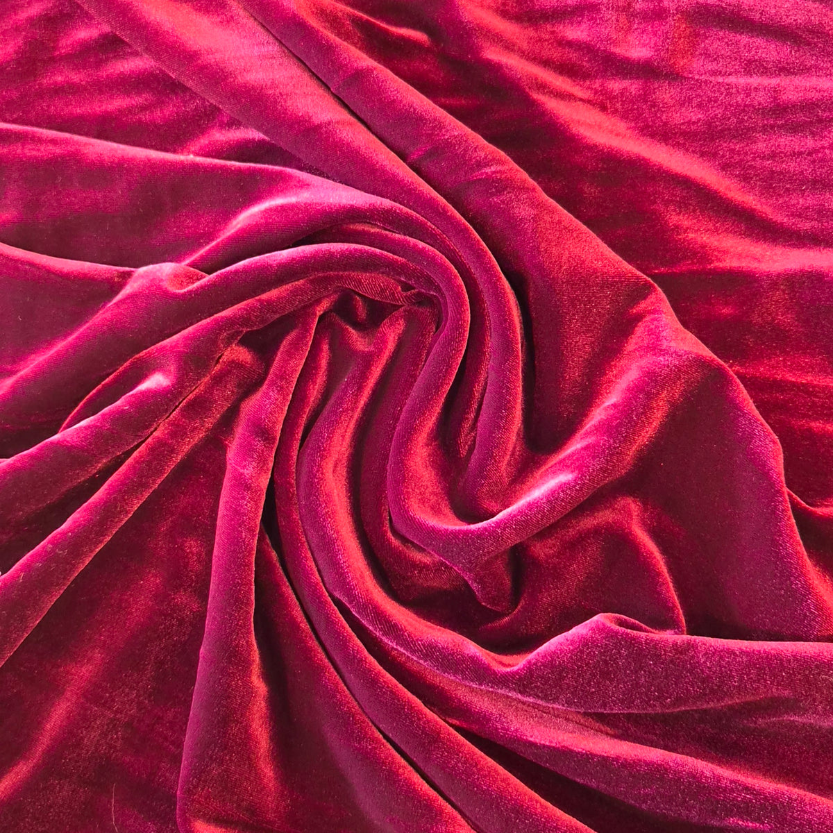 Ruby stretch velvet