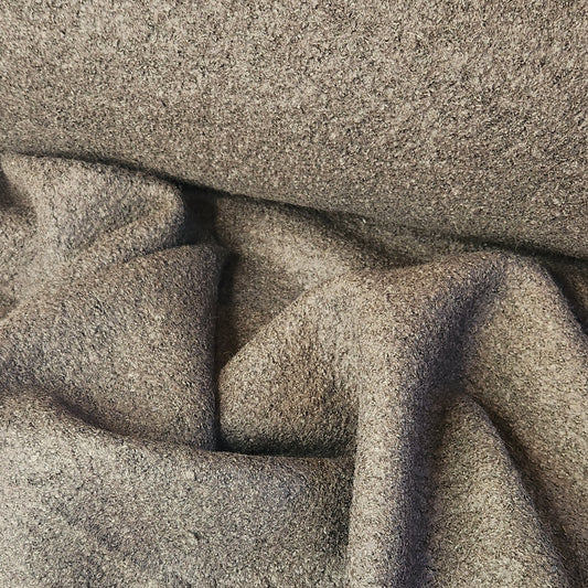 Dark olive wool coating