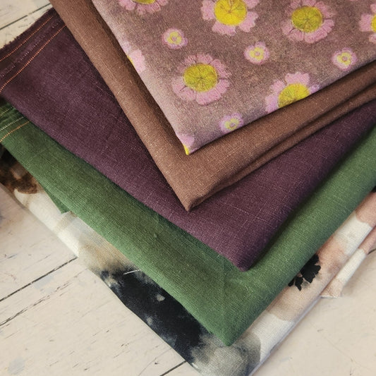 7. 5 pieces assorted linen
