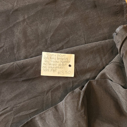 90cm dark navy bengaline