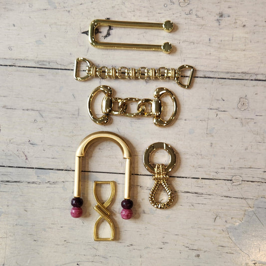 7. Collection of metal embellishments