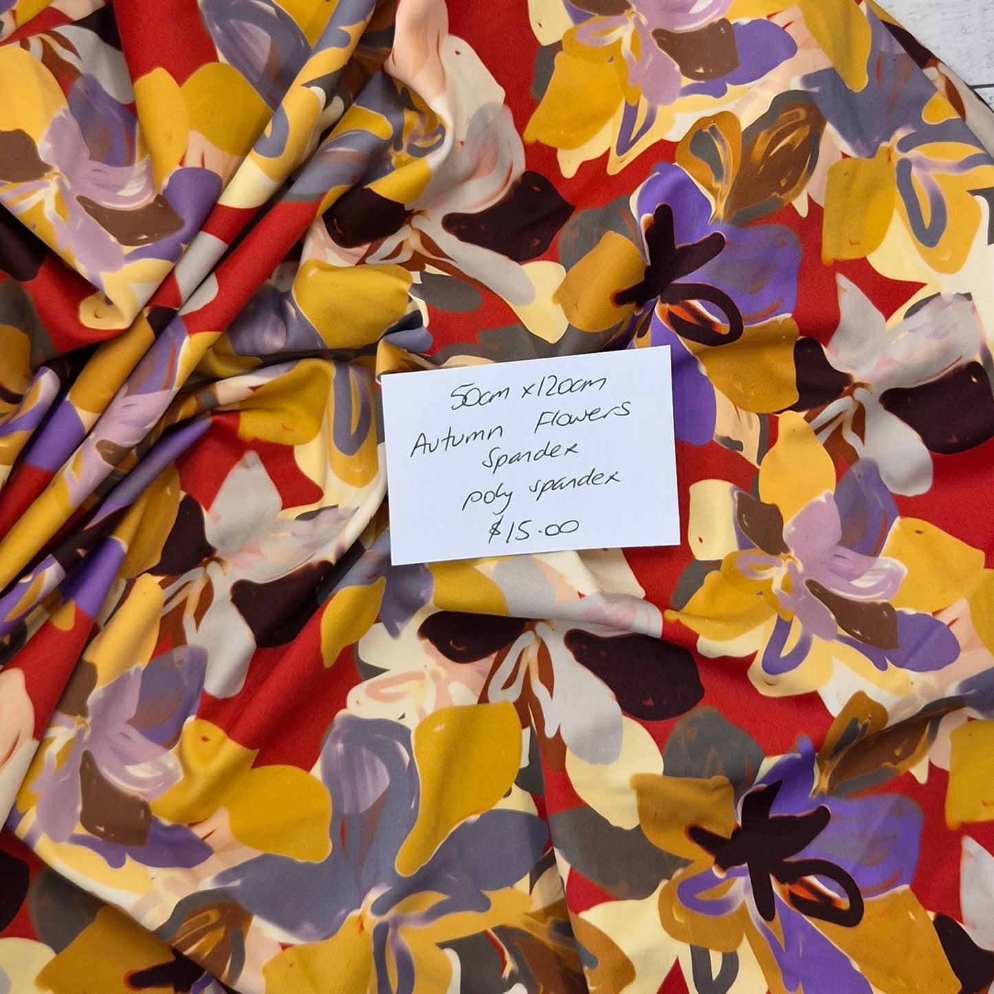 50cm Autumn flower spandex