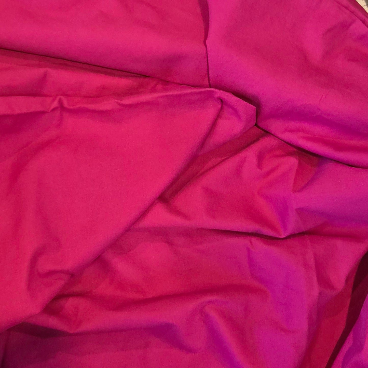 1.9m Fuchsia cotton drill